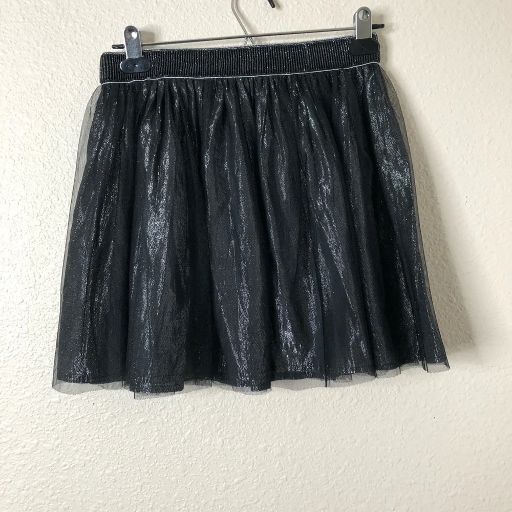 💜💜 Sparkly Black Mini Skirt Size Medium